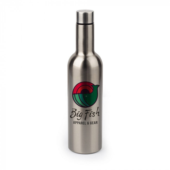 Stainless Silver Wine Bottle 25oz