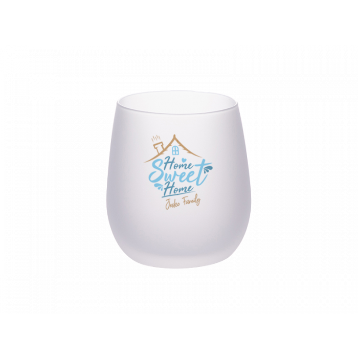 Frosted 17oz Stemless Wine Glass